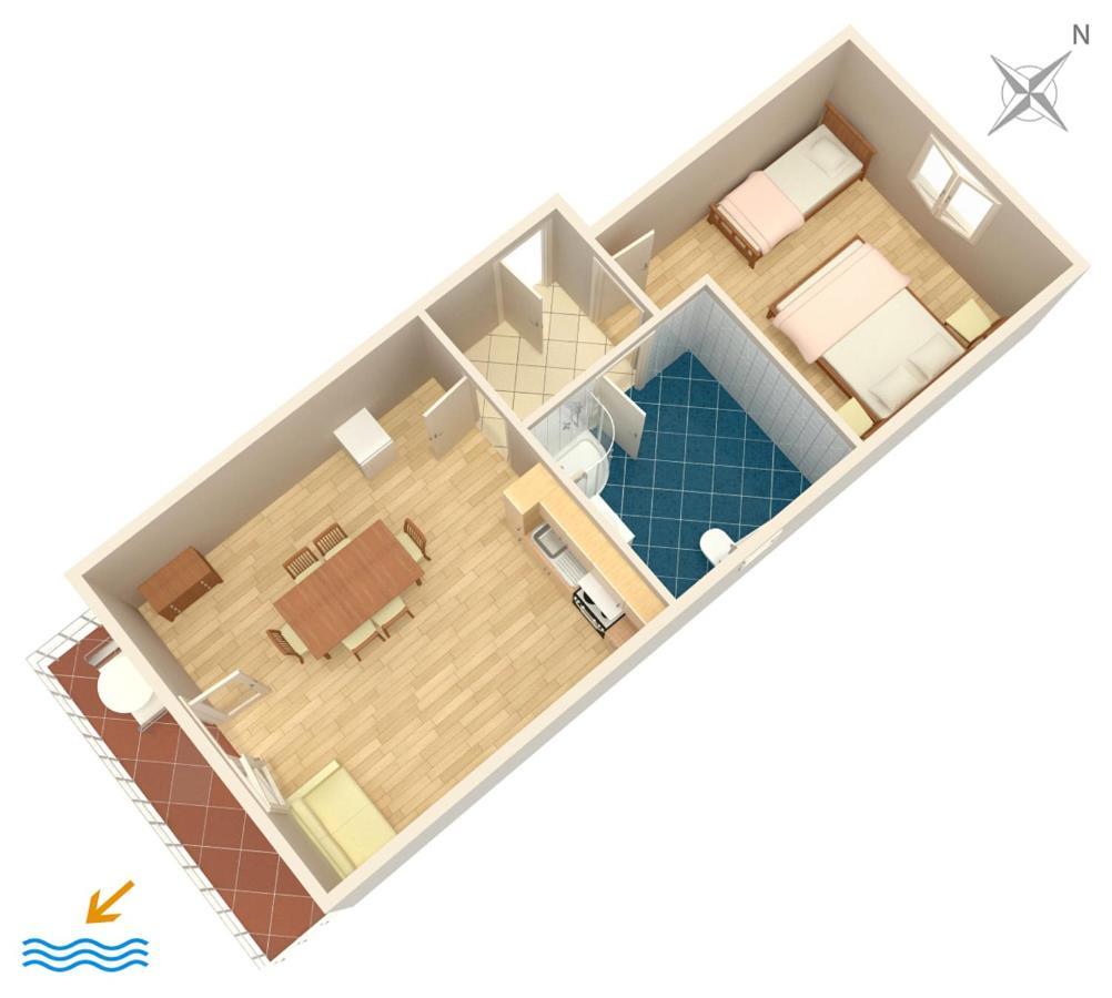 Apartments By The Sea Duce, Omis - 2731 Dugi Rat Bagian luar foto